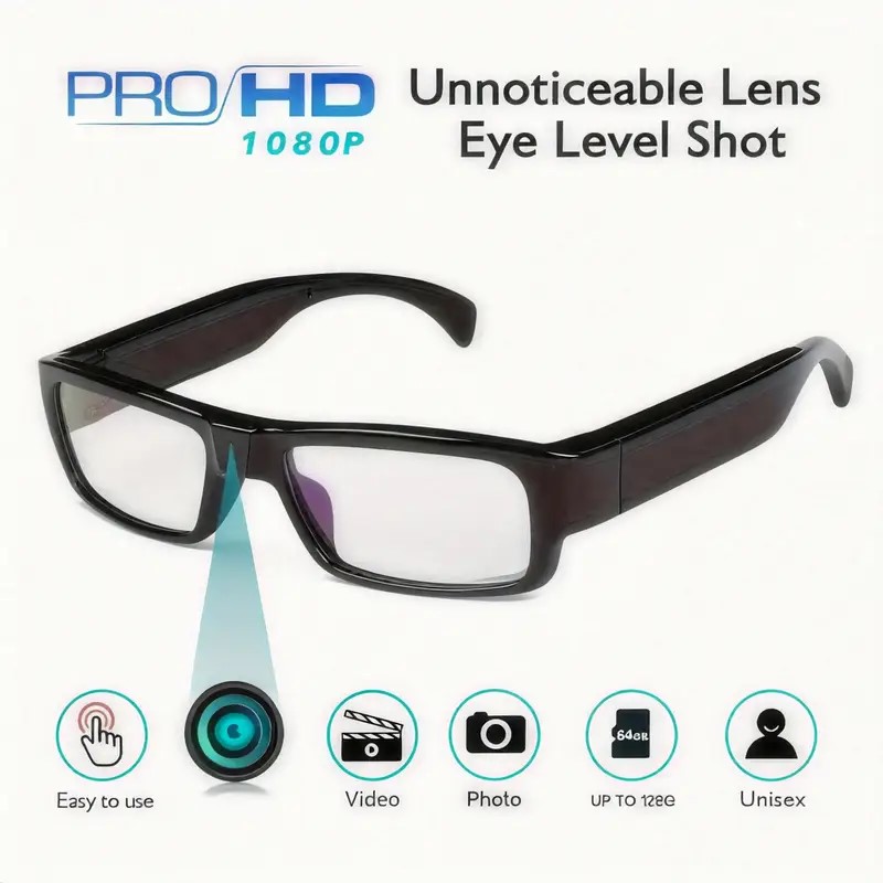 1080P HD Video Camera Glasses